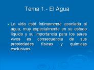 Tema 1.- El Agua