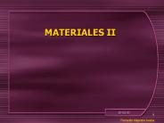MATERIALES II