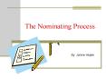 The Nominating Process PowerPoint PPT Presentation