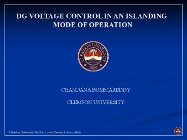 Clemson University Electric Power Research Association