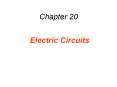 Electric Circuits PowerPoint PPT Presentation
