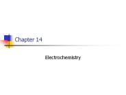 Electrochemistry
