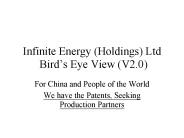 Infinite Energy (Holdings) Ltd Bird