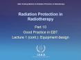 Radiation Protection in Radiotherapy PowerPoint PPT Presentation