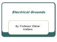 Electrical Grounds PowerPoint PPT Presentation
