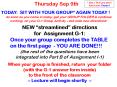 TODAY: SIT WITH YOUR GROUP* AGAIN TODAY ! As soon as you come in today, get your GROUP FOLDER PowerPoint PPT Presentation