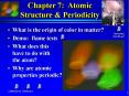 Chapter 7: Atomic Structure PowerPoint PPT Presentation
