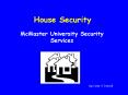 House Security PowerPoint PPT Presentation