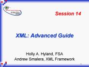XML: Advanced Guide