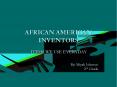 AFRICAN AMERICAN INVENTORS PowerPoint PPT Presentation