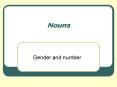 Nouns PowerPoint PPT Presentation