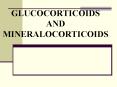 GLUCOCORTICOIDS AND MINERALOCORTICOIDS PowerPoint PPT Presentation