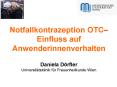 Notfallkontrazeption OTC PowerPoint PPT Presentation