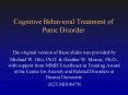 Cognitive Behavioral Treatment of Panic Disorder PowerPoint PPT Presentation