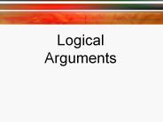 Logical Arguments