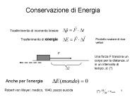 Conservazione di Energia