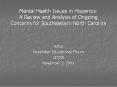 Mental Health Issues in Hispanics: A Review and Analysis of Ongoing Concerns for Southeastern North Carolina PowerPoint PPT Presentation
