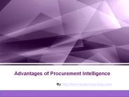 Importance of Procurement Intelligence