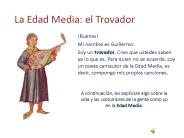 La Edad Media: el Trovador