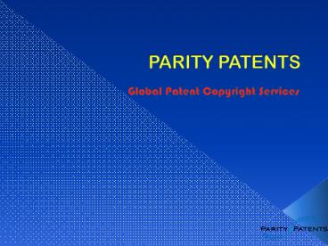 Global Patent Copyright Services