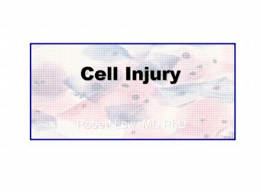 PPT – Cell Injury PowerPoint presentation | free to view - id: 574da5-MjVkY