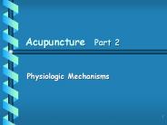Acupuncture Part 2