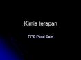 Kimia terapan PowerPoint PPT Presentation