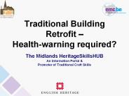Traditional Building Retrofit 