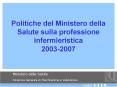 Politiche del Ministero della Salute sulla professione infermieristica 2003-2007 PowerPoint PPT Presentation