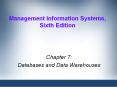 Management Information Systems, Sixth Edition PowerPoint PPT Presentation