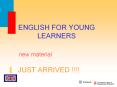 ENGLISH FOR YOUNG LEARNERS PowerPoint PPT Presentation
