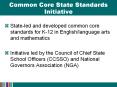 State-led and developed common core standards for K-12 in English/language arts and mathematics PowerPoint PPT Presentation