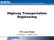 Highway Transportation Engineering