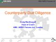 Counterparty Due Diligence PowerPoint PPT Presentation