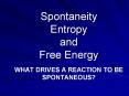 Spontaneity Entropy and Free Energy PowerPoint PPT Presentation