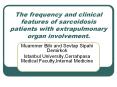 The frequency and clinical features of sarcoidosis patients with extrapulmonary organ involvement. PowerPoint PPT Presentation