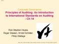 Corporate Governance Principles of Auditing: An Introduction to International Standards on Auditing - Ch 14 PowerPoint PPT Presentation
