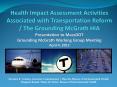 Health Impact Assessment Activities Associated with Transportation Reform / The Grounding McGrath HIA PowerPoint PPT Presentation