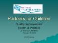 Partners for Children PowerPoint PPT Presentation