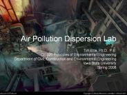 Air Pollution Dispersion Lab