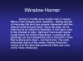 Winslow Homer PowerPoint PPT Presentation