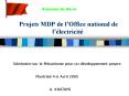Projets MDP de l PowerPoint PPT Presentation