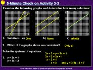 5-Minute Check on Activity 3-3