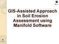 GIS-Assisted Approach in Soil Erosion Assessment using Manifold Software PowerPoint PPT Presentation