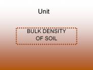 BULK DENSITY