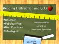 Reading Instruction and ELLs PowerPoint PPT Presentation