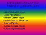 ESPECTROSCOPIA NA LUZ VIS