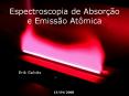 Espectroscopia de Absor PowerPoint PPT Presentation