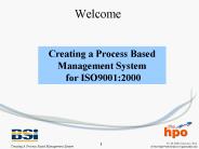 Creating a Process Based