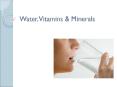 Water, Vitamins PowerPoint PPT Presentation